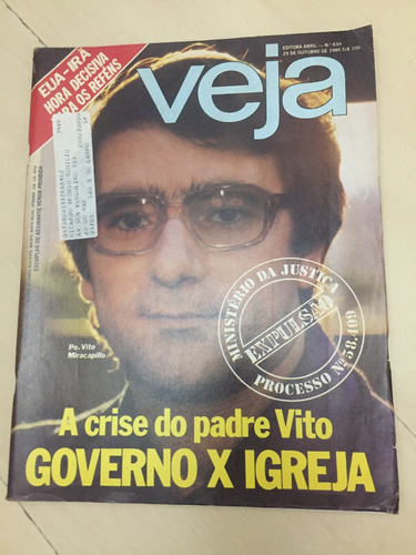 Revista Veja 634 Padre Vito Ditadura Militar Brasil H621