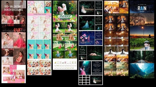 Efectos Para Fotos Superposiciones Para Photoshop +3000