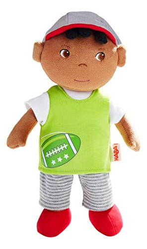 Haba Snug Up Soft Doll Mason- 11.5  Muñeca Chico Q7138