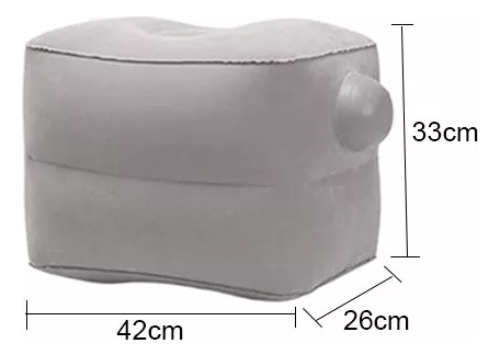 Nuevo Soporte Inflable Pies, Cojín Viaje Para Avión Cojín