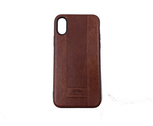 Carcasa Diseño Ecocuero Ostar Para iPhone X + Hidrogel