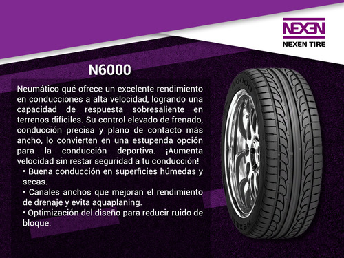1. Llanta Nexen 215/40r17 N6000 87w