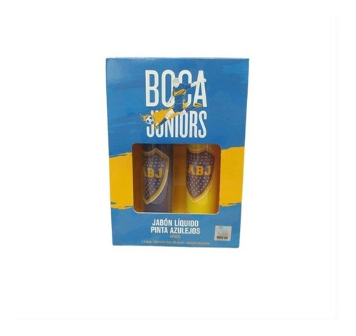 Imagen 3 de 5 de Perfume Boca Juniors Oficial + Jabón Liquido Pinta Azulejos