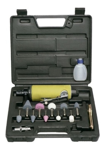 Amoladora Recta Neumatica Barovo Kit 10pz Matriceria Torno