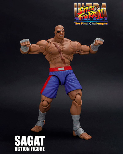 Storm Collectibles Street Fighter Ii Sagat 1/12 - Novo