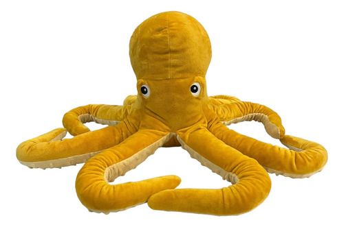 Pulpo De Peluche Hermoso Color Amarillo