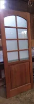 Comprar Puerta De Cedro 80x200 Medio Vidrio Extra Porch