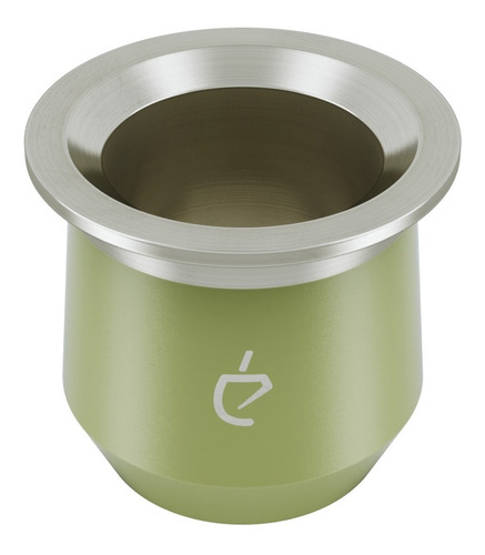 Imagen 3 de 8 de Un Mate Acero + Bombilla Acero Inoxidable + Yerbera Un Mate