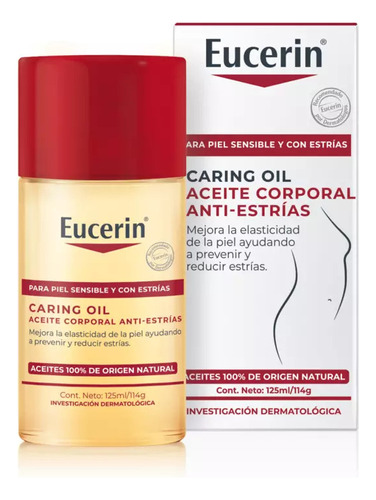 Aceite Prevenir Estrias Eucerin 125ml Caring Oil Anti-estria