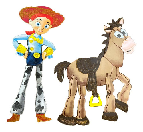 Figura De Foami Jessie Y Tiro Al Blanco  Toys Story 90 Cm 