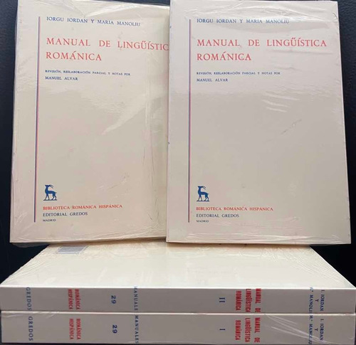 Manual De Lingüística Románica. Gredos / 2 Tomos
