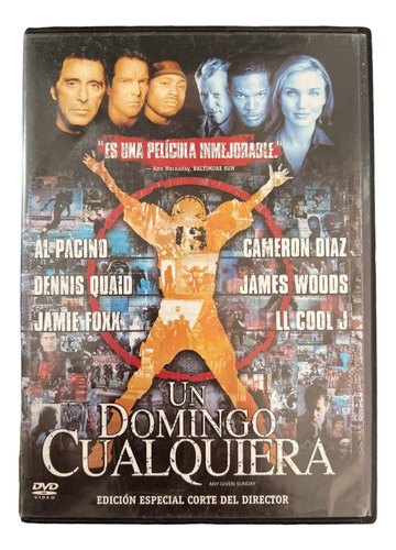 Pelicula Un Domingo Cualquiera 1999 (dvd) 