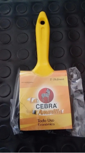 Brocha Cebra 3 Pulgadas Amarilla - Ref.6