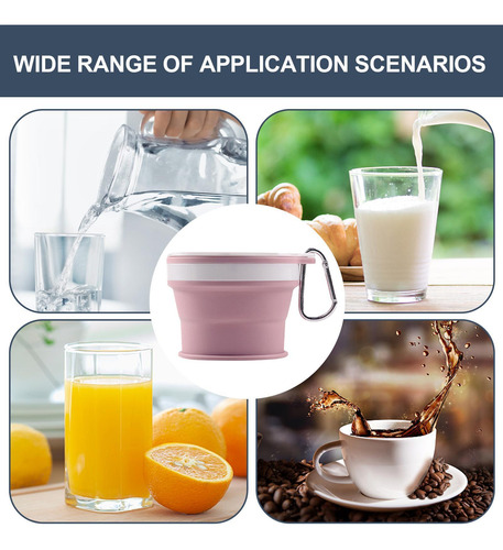Taza Plegable De Silicona Tazas Plegables Para Viajes Taza P