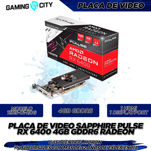 Imagen 6 de 8 de Pc Armada Gamer I3 10100f 16g 480g Ssd Radeon Rx 6400