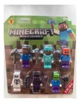Comprar Set 6 X Minifiguras Minecraft Bloques De Construccion