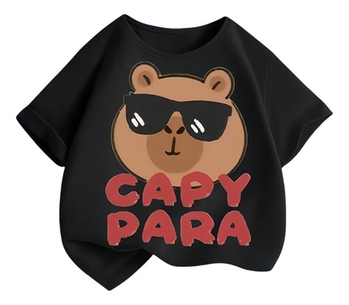 Camiseta Infantil Con Estampado De Capibara, Regalo