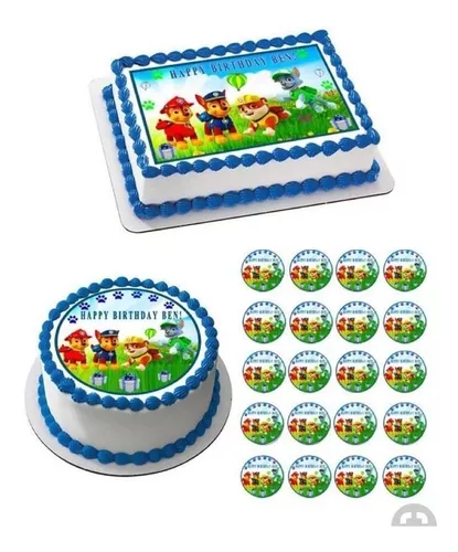 Kit 30 Obleas Comestibles Impresas Para Pastel O Cupcakes