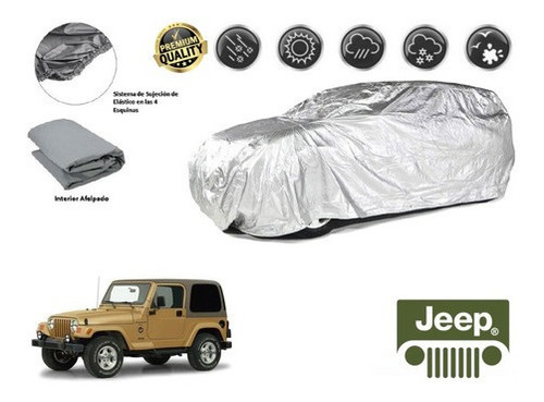 Lona Cubreauto Afelpada Premium Jeep Wrangler 4.0l 1998