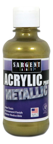 Sargent Art Pintura Acrilica De Metal Liquido De 8 Onzas, Co