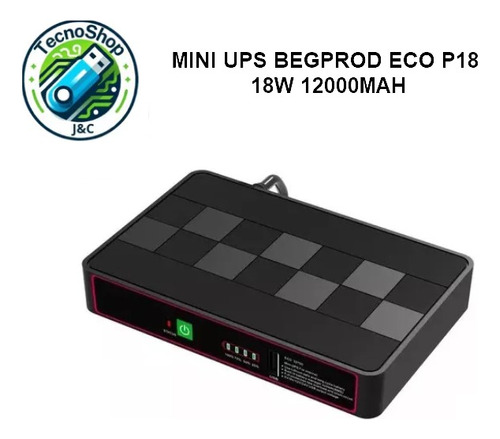 Mini Ups Begprod Batería De 12.000mah 