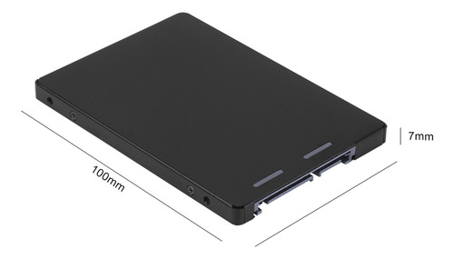 Metal Msata A 2.5 Sata Iii Hdd Ssd Convertidor Adaptador Con