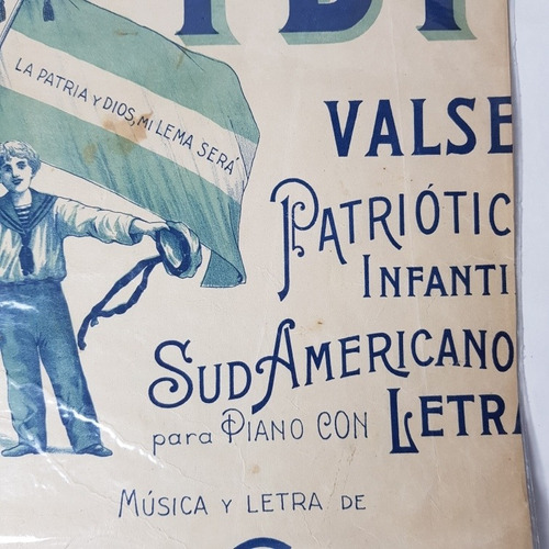 Imagen 4 de 5 de Pbt Patriótica Partitura Infantil Con Detalle Bord Mag 57592