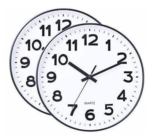 Foraineam Reloj De Pared De Cuarzo Decorativo Para Casa Ofic