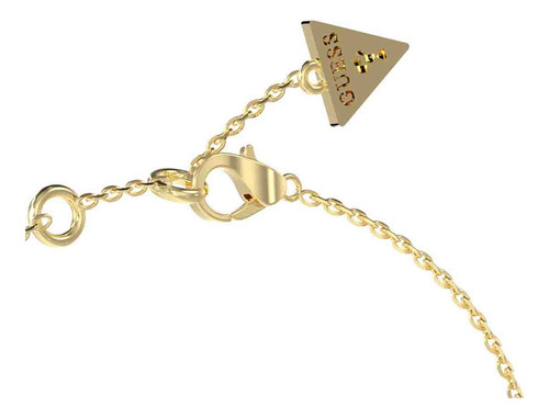 Pulsera Guess Corazon Mujer Color Dorado Diámetro 8 Largo 19 Cm
