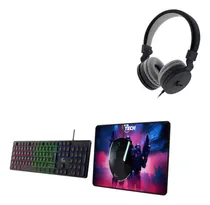 Comprar Combo Gamer Teclado Mouse Pad Auriculares Vincha Micrófono