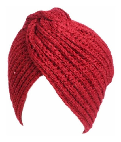 Turbante Tejido Gorro Kast Store Mujer - Rojo