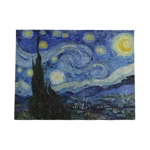 Cuadro La Noche Estrellada Van Gogh 55x70cm Lienzo Canvas