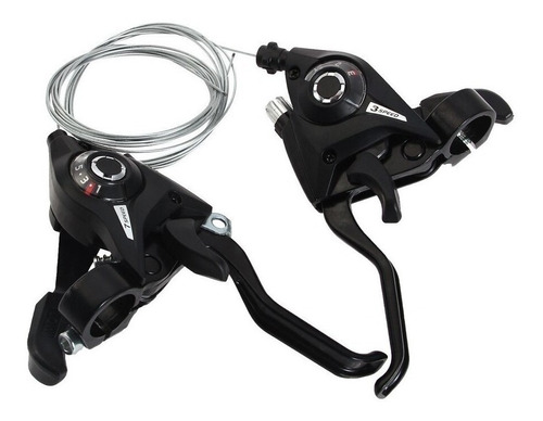 Set X 2 Shifter Tipo Shimano Compatible 3x8 24v X Par + Freno Integrado + Cambio