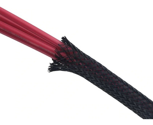 Malla De Protección Flexible 1 Metro 10mm De Diametro Color Negro