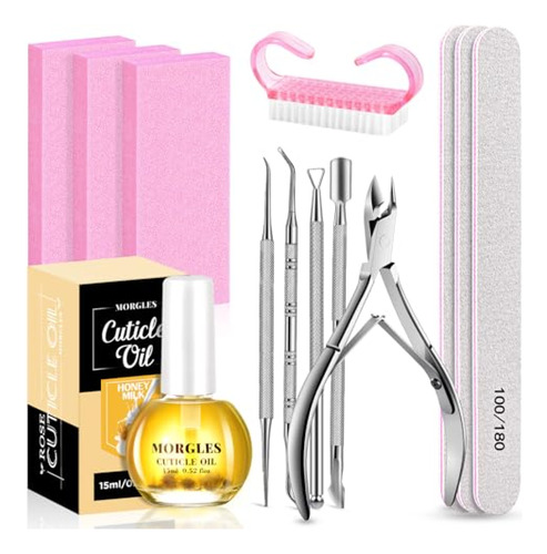 Lima Para Uñas  Lima De Uñas Y Pulidor Con Kit De Cutículas,