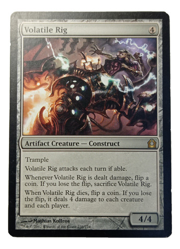 Carta Magic Volatile Rig [ravnica] Mtg Artifact