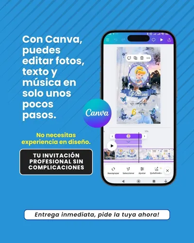 Hermosa Video Invitación De Cenicienta