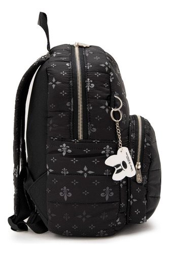 Imagen 4 de 10 de Mochila Alison Mickey Optic Negro