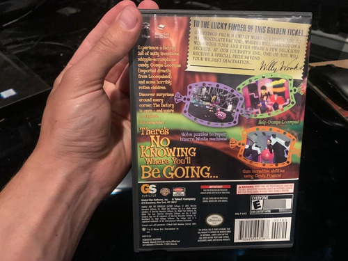Charlie And The Chocolate Factory Gamecube Sin Manual (Usado)