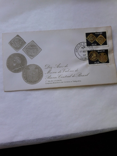 Imagem 1 de 1 de Fdc-1982-1277- Dez Anos Do Museu De Valores Do Bacen