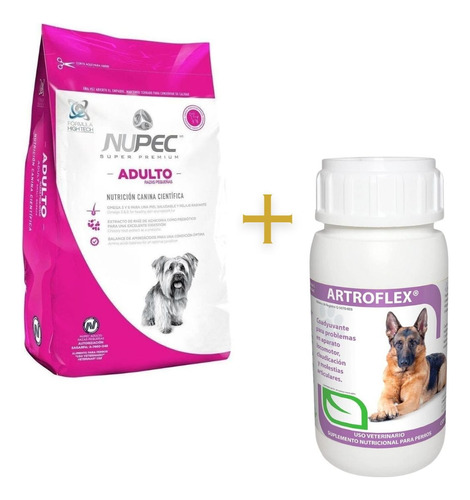 Alimento Nupec Perro Adulto Raza Pequeña Artroflex Vitaminas