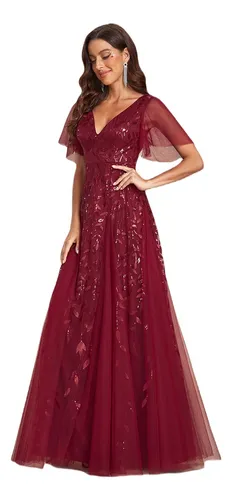 Vestidos guindas para boda hotsell