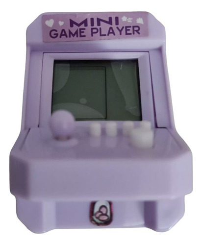 Llavero Mini Videojuego Arcade 99 Juegos Morado