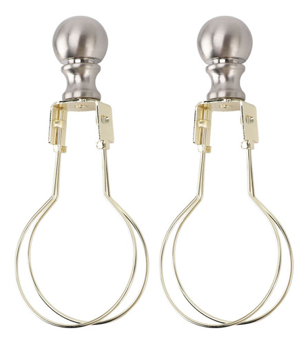 Adaptador Bulb Clip, 2 Unidades, Pantalla De Metal Moderna Y