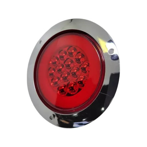 Stop Trasero Redondo Luz 24 Led Para Camiones Encavas Bus 