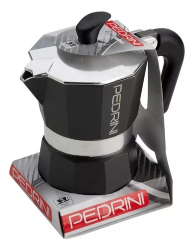 ▷ Pedrini Cafetera Italiana Mymoka Inducción Acero Inoxidable, 6 Tazas ©