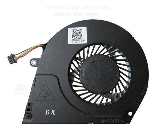 Cooler Hp Envy 4-1000 Envy 6-1000 Dfs541105fc0t 686580-001