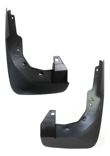 Pair Set Of 2 Mud Flaps Front Driver & Passenger Side Le Aaa