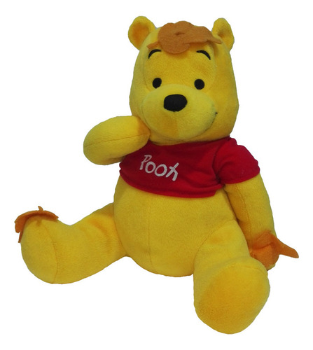 Peluche Winnie The Pooh Oso Hojas Otoño 33cm