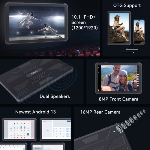 Tablet Cubot Tab Kingkong Rugged 8gb Ram 256gb Rom 16mp 10.1
